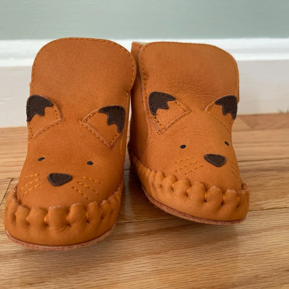NWT Donsje ‘Fox’ Baby Booties 🦊 6–12M